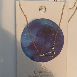 Gold Capricorn necklace